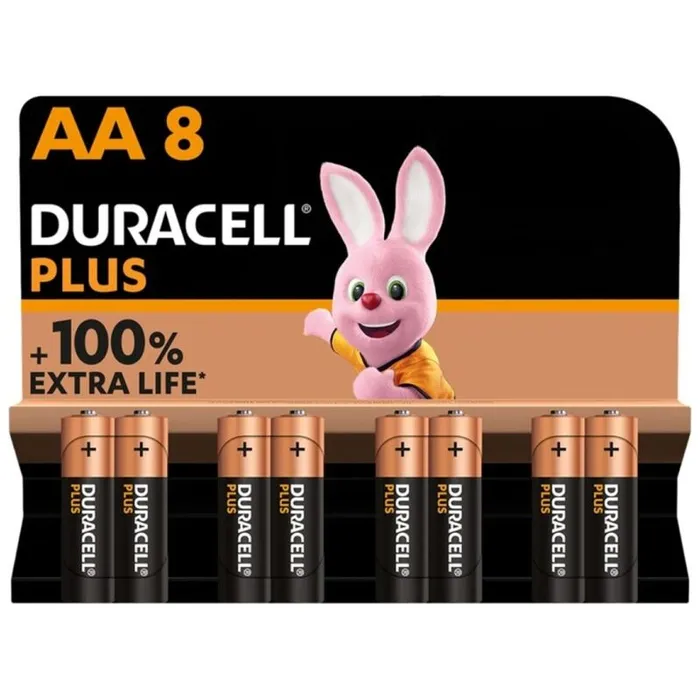 Male Sex Toys DURACELL DURACELL PLUS POWER 100 BATTERIA ALCALINA AA LR6 8 UNIT Male Sex Toys DURACELL DURACELL PLUS POWER 100 BATTERIA ALCALINA AA LR6 8 UNIT