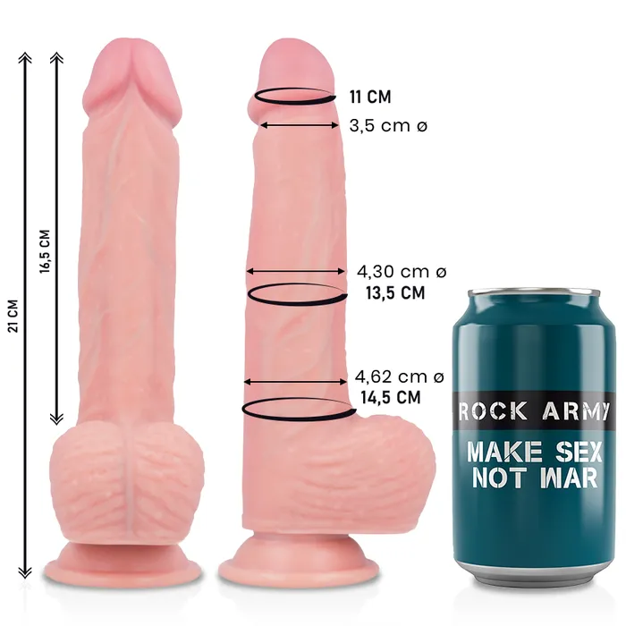 ROCK ARMY Female Sex Toys ROCKARMY LIQUID SILICONE PREMIUM SPITFIRE REALISTIC 21CM ROCK ARMY Female Sex Toys ROCKARMY LIQUID SILICONE PREMIUM SPITFIRE REALISTIC 21CM