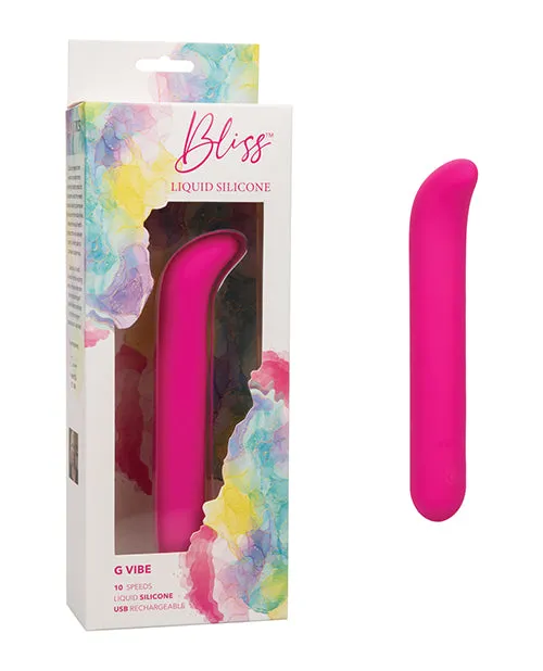 CalExotics Female Sex Toys Bliss Liquid Silicone G Vibe