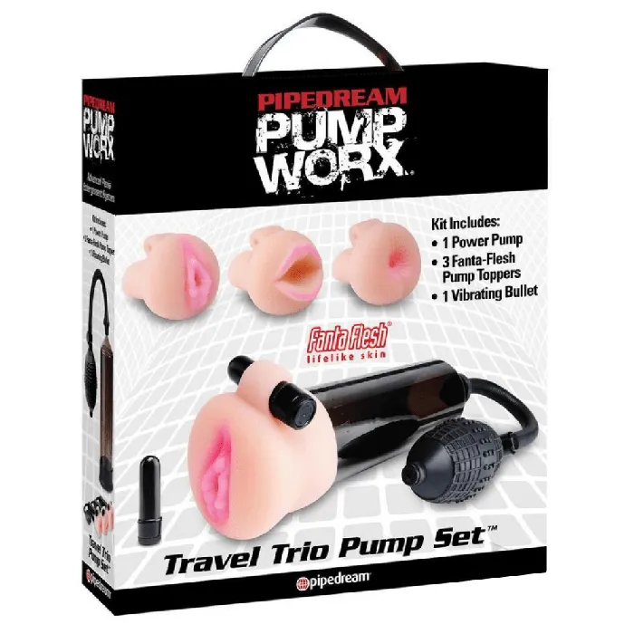 Clearance Items Female Sex Toys Pump Worx Travel Trio Set With Waterproof Bullet Clearance Items Female Sex Toys Pump Worx Travel Trio Set With Waterproof Bullet
