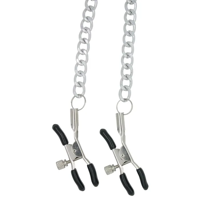 Female Sex Toys Dark Amour Adjustable Nipple Clamps With Chain