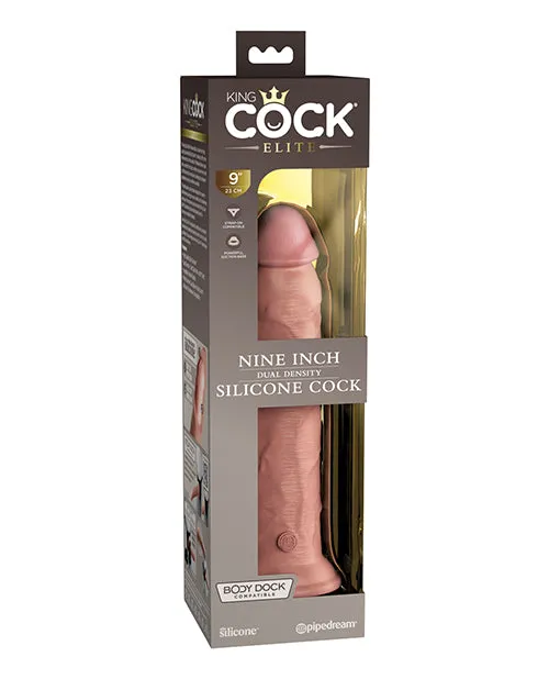 Female Sex Toys King Cock Elite 9 Dual Density Silicone Cock Pipedream