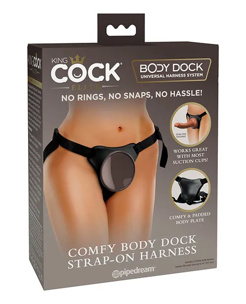 King Cock Elite Comfy Body Dock Strap On Harness Pipedream Female Sex Toys