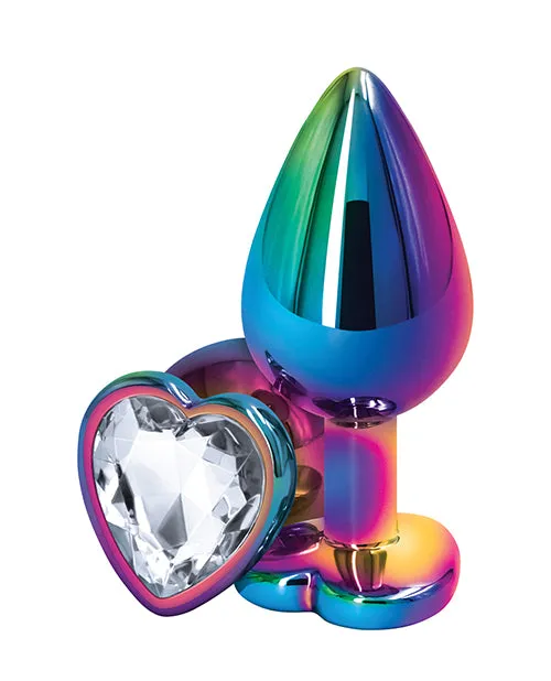 NS Novelties Anal Rear Assets Mulitcolor Heart