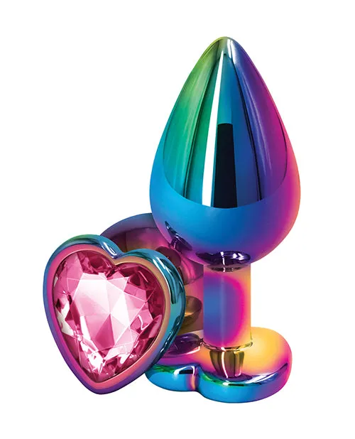 NS Novelties Anal Rear Assets Mulitcolor Heart