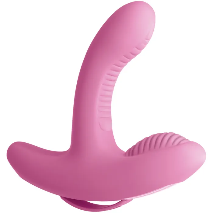 Vibrators Pipe Dream 3Some Sit Rock HandsFree Vibrator Clit and GSpot