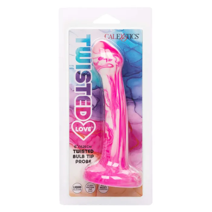 Anal California Exotic Novelties California Exotic Novelties Twisted Love Pink Bulb Tip Probe