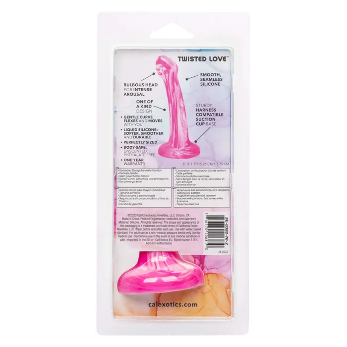 Anal California Exotic Novelties California Exotic Novelties Twisted Love Pink Bulb Tip Probe