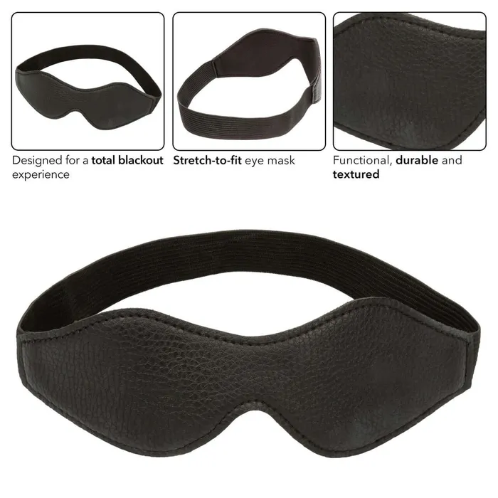 Anal California Exotic Novelties Nocturnal Eye Mask StretchtoFit Complete Sensory Blackout Durable Comfortable