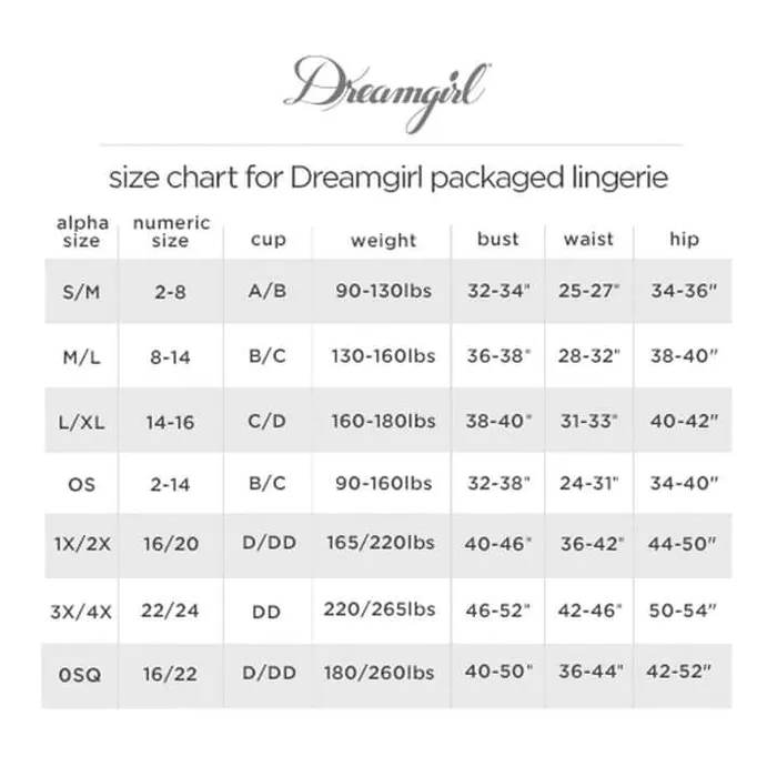 Anal Dream Girl Lingerie Dreamgirl Black Diamond Collection Strappy Top Sheer Thigh High Stockings