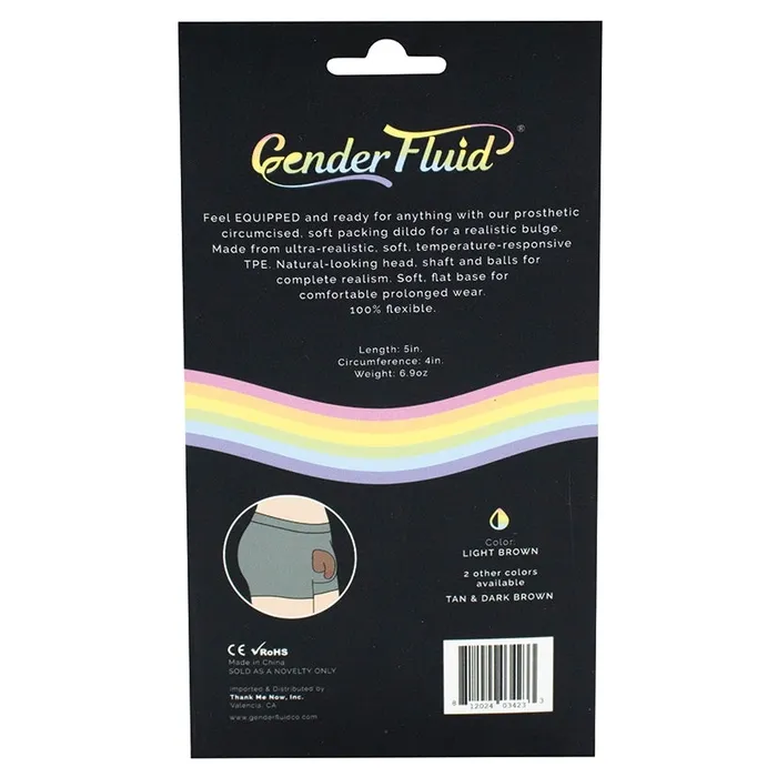 Anal Gender Fluid Equipped Soft PackerLight Brown 5 Voodoo Anal Gender Fluid Equipped Soft PackerLight Brown 5 Voodoo