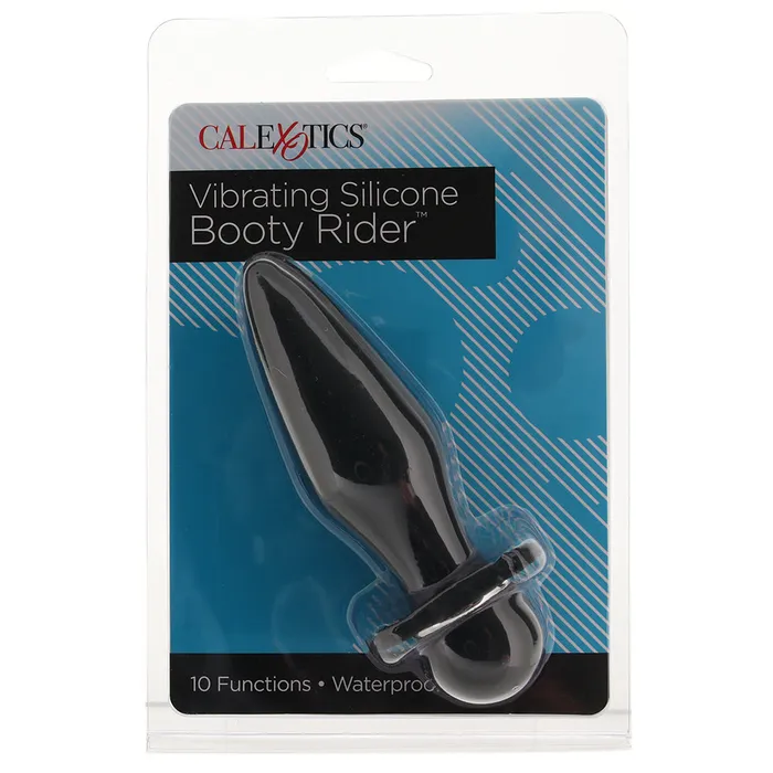 Anal Vibrating Silicone Booty Rider Vibe in Black CalExotics Anal Vibrating Silicone Booty Rider Vibe in Black CalExotics