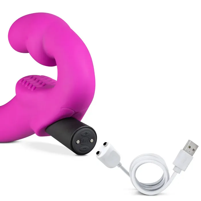 AYLI Female Sex Toys Estella Vibrating Strapless StrapOn Dildo by Temptasia