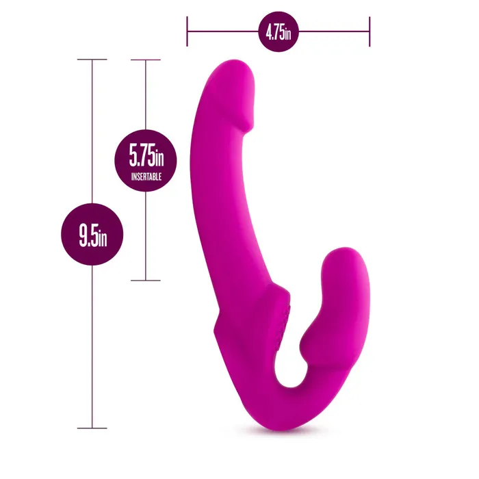 AYLI Female Sex Toys Estella Vibrating Strapless StrapOn Dildo by Temptasia