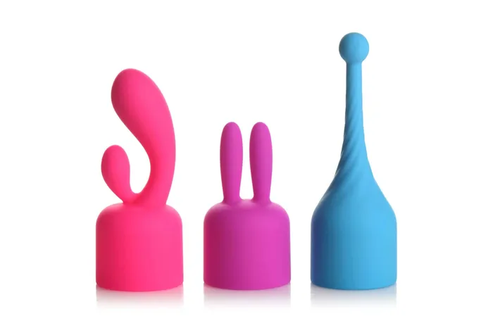Bang 10X Mini Wand Massager with Trio Attachments from XR Brands XR Brands Female Sex Toys