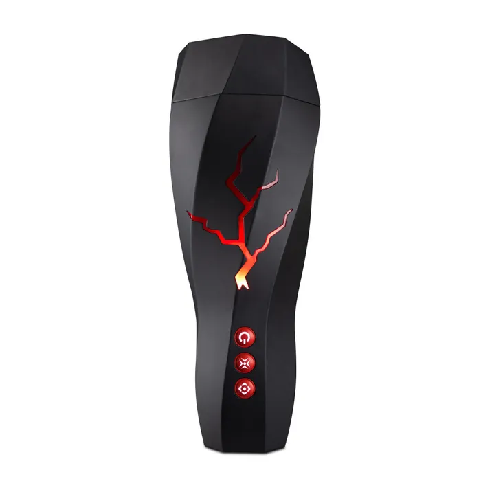 Blush Male Sex Toys M For Men By Blush Storm Realistic White Vibrating Rechargeable Masturbator Stroker