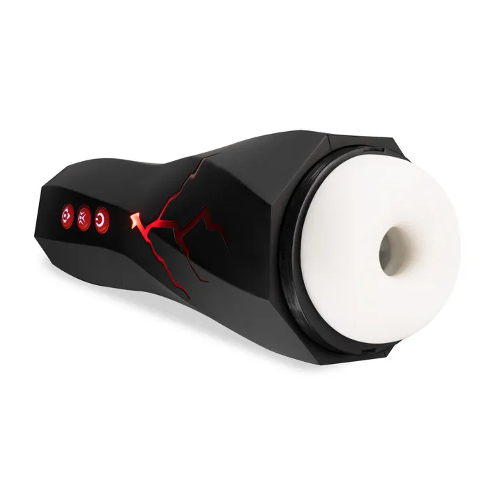 Blush Male Sex Toys M For Men By Blush Storm Realistic White Vibrating Rechargeable Masturbator Stroker