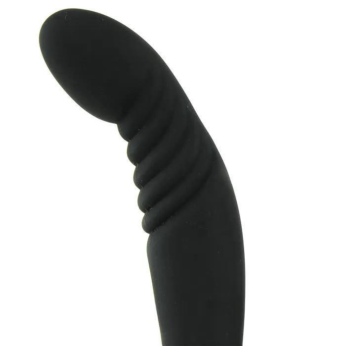 CalExotics Dr Joel Silicone Ridged P Vibe in Black Anal CalExotics Dr Joel Silicone Ridged P Vibe in Black Anal