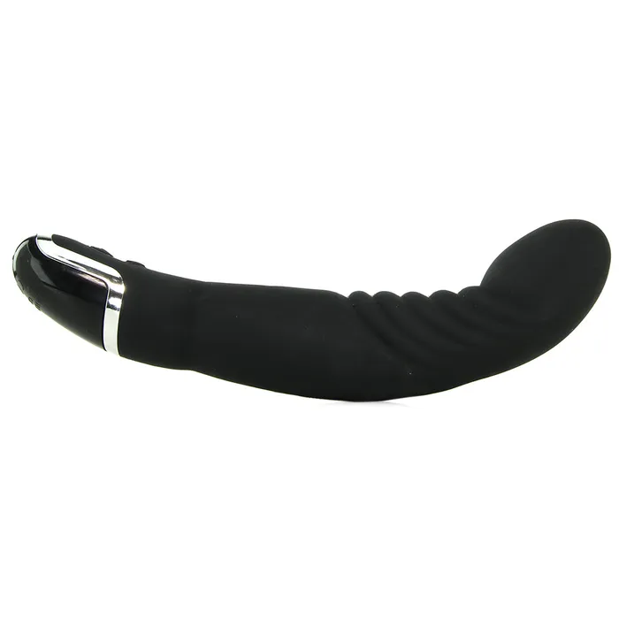 CalExotics Dr Joel Silicone Ridged P Vibe in Black Anal CalExotics Dr Joel Silicone Ridged P Vibe in Black Anal