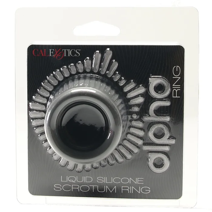 CalExotics Male Sex Toys Alpha Liquid Silicone Scrotum Ring CalExotics Male Sex Toys Alpha Liquid Silicone Scrotum Ring