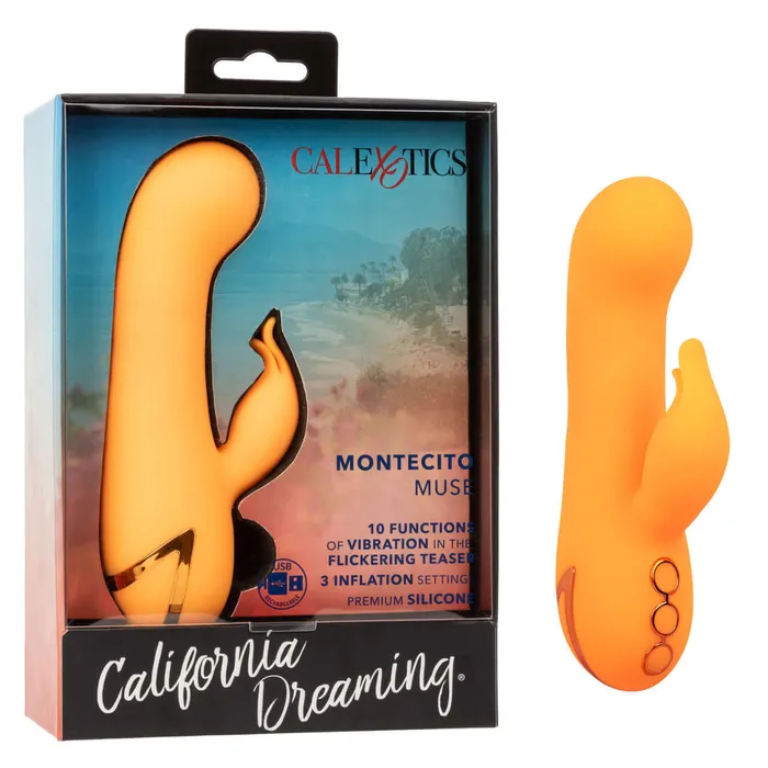 California Dreaming Montecito Muse Rabbit Style Vibrator California Exotic Novelties Vibrators California Dreaming Montecito Muse Rabbit Style Vibrator California Exotic Novelties Vibrators