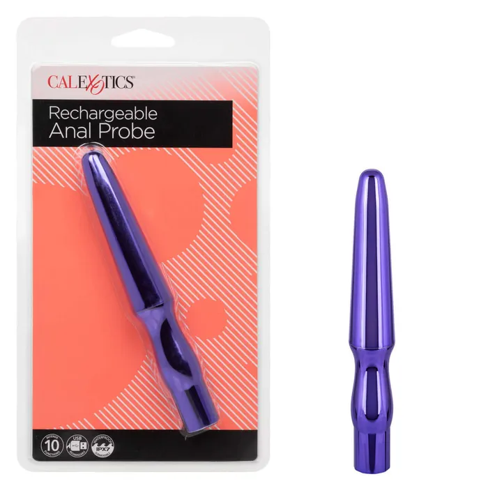 California Exotic Novelties Anal California Exotic Novelties Rechargeable Anal Probe Metallic Purple 55 Inches California Exotic Novelties Anal California Exotic Novelties Rechargeable Anal Probe Metallic Purple 55 Inches