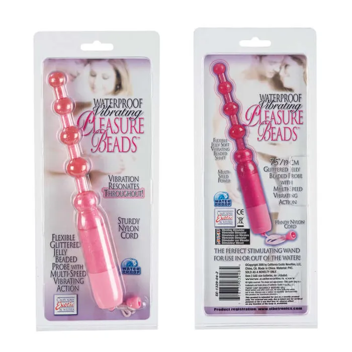 California Exotic Novelties Female Sex Toys Waterproof Vibrating Pleasure Beads Enhance Your Sensual Play