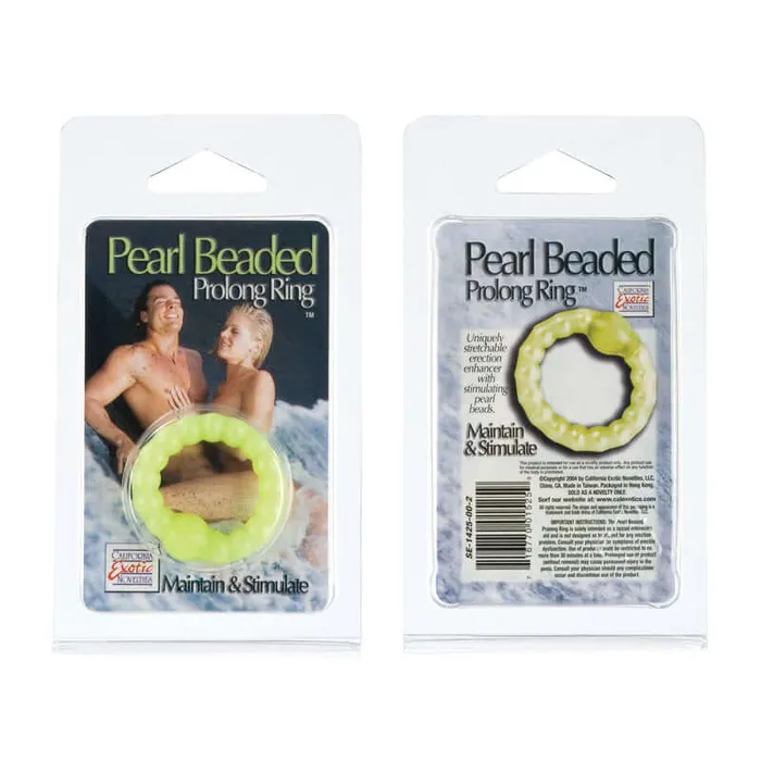 California Exotic Novelties Male Sex Toys Prolong Ring Glow in the Dark