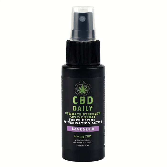 CBD Daily Ultimate Strength SprayLavender 2oz EARTHLY BODY Vibrators