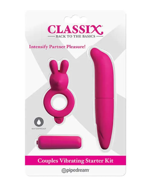 Couples Pipedream Products Classix Couples Vibrating Starter Kit