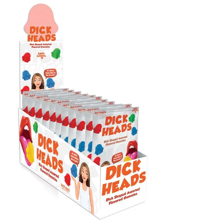 Dick Heads Penis Shaped Gummies 12 Piece Display HOTT Products Male Sex Toys Dick Heads Penis Shaped Gummies 12 Piece Display HOTT Products Male Sex Toys