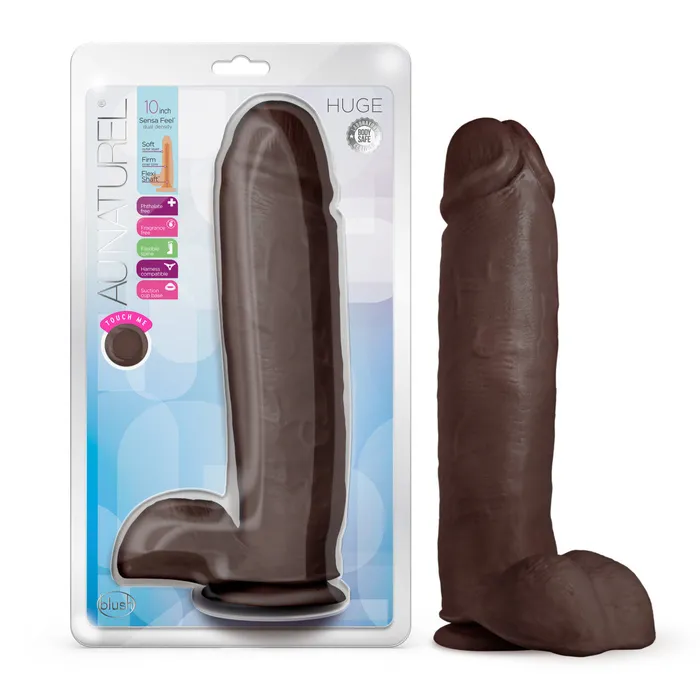 Dildos Blush Au Naturel By Blush Huge Realistic Chocolate 105Inch Long Dildo With Balls Suction Cup Base Dildos Blush Au Naturel By Blush Huge Realistic Chocolate 105Inch Long Dildo With Balls Suction Cup Base