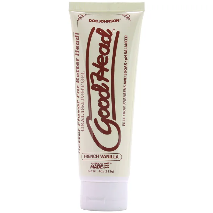 Dildos Doc Johnson GoodHead Oral Delight Gel 4oz113g in French Vanilla
