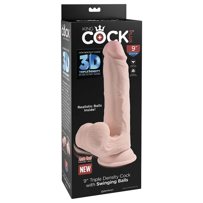 Dildos King Cock Plus Triple Density Cock With Swinging BallsLight 9 PIPEDREAM Dildos King Cock Plus Triple Density Cock With Swinging BallsLight 9 PIPEDREAM