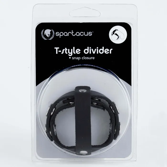 Dildos Spartacus Spartacus Leather Cock Gear Black T Style Cock and Ball Divider Dildos Spartacus Spartacus Leather Cock Gear Black T Style Cock and Ball Divider