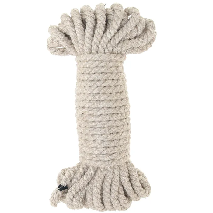 Doc Johnson Female Sex Toys Merci Bind Tie Hemp 30ft Bondage Rope in Natural Doc Johnson Female Sex Toys Merci Bind Tie Hemp 30ft Bondage Rope in Natural
