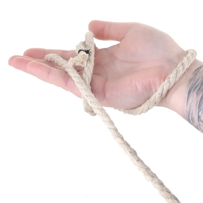 Doc Johnson Female Sex Toys Merci Bind Tie Hemp 30ft Bondage Rope in Natural