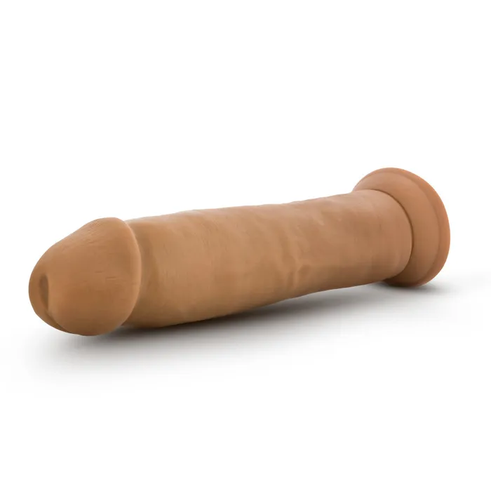Dr Skin By Blush Realistic Mocha 9 Inch Long Dildo With Suction Cup Base Blush Dildos