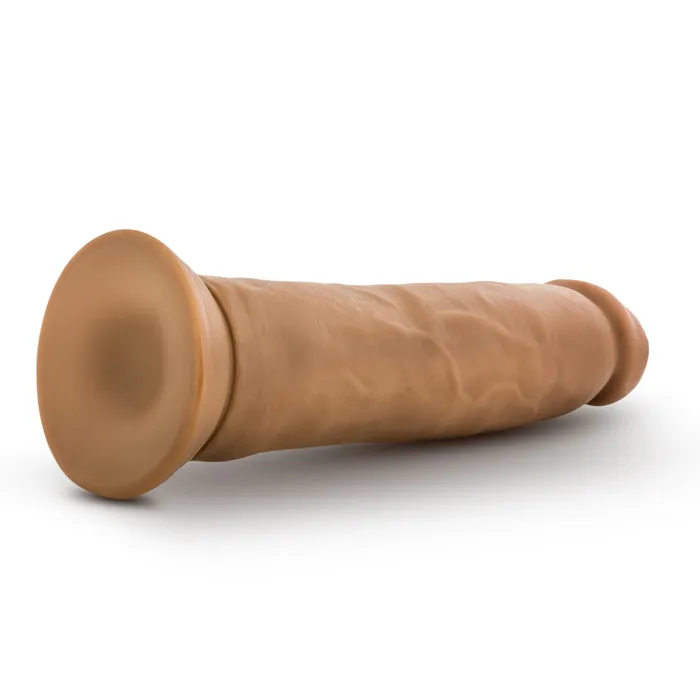 Dr Skin By Blush Realistic Mocha 9 Inch Long Dildo With Suction Cup Base Blush Dildos