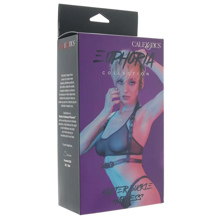 Euphoria Halter Buckle Harness CalExotics Female Sex Toys