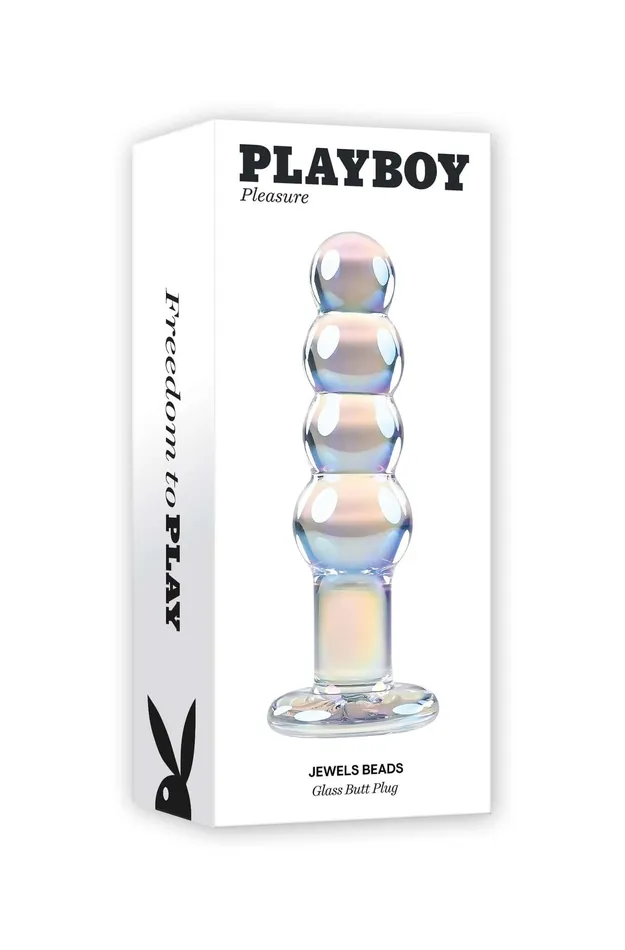 Evolved Novelties Anal Playboy Jewels Beads Glass Butt Plug Petite Beaded Pleasure Evolved Novelties Anal Playboy Jewels Beads Glass Butt Plug Petite Beaded Pleasure