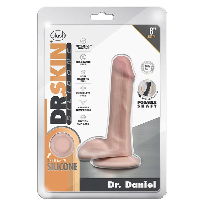 Female Sex Toys BLUSH Dr Skin Silicone Dong with Suction CupDr Daniel Vanilla 6 Female Sex Toys BLUSH Dr Skin Silicone Dong with Suction CupDr Daniel Vanilla 6
