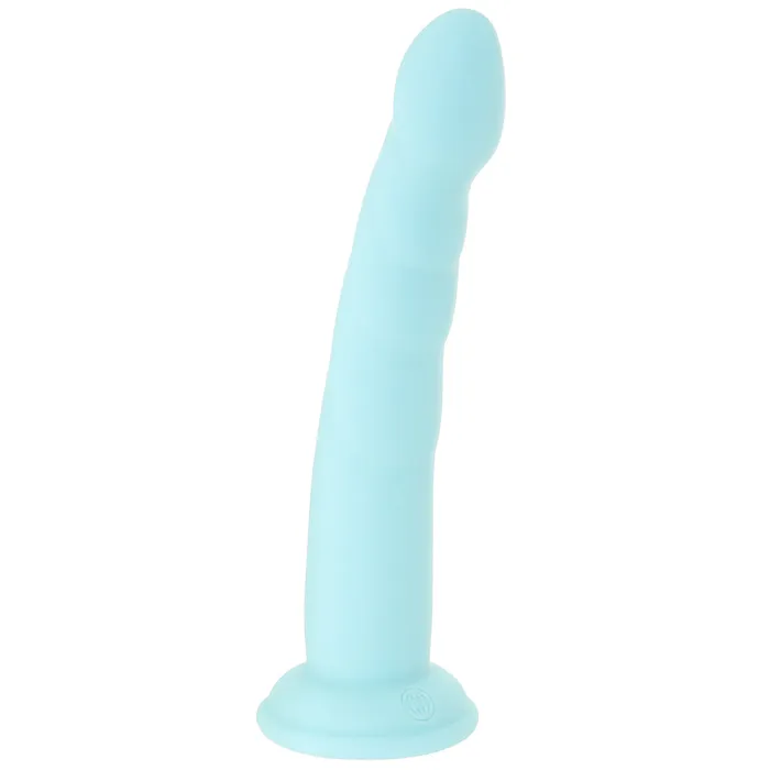 Female Sex Toys Pipedream Dillio Platinum Slim Seven Dildo in Teal