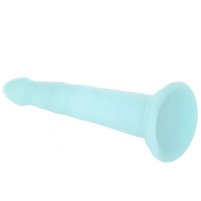 Female Sex Toys Pipedream Dillio Platinum Slim Seven Dildo in Teal