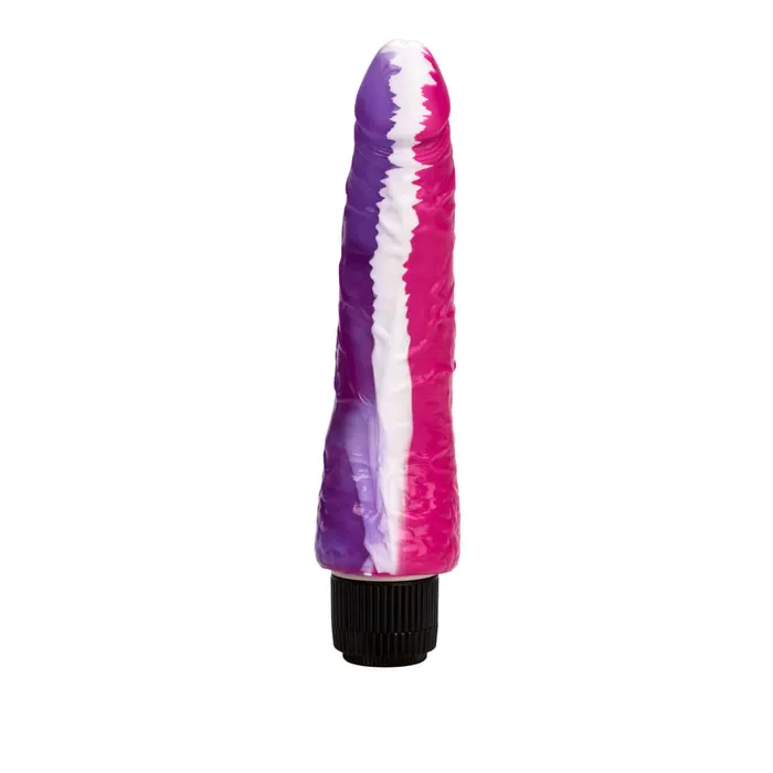 Funky Jelly Vibe 75 Inches PinkPurple MultiSpeed Realistic Vibrator California Exotic Novelties Vibrators