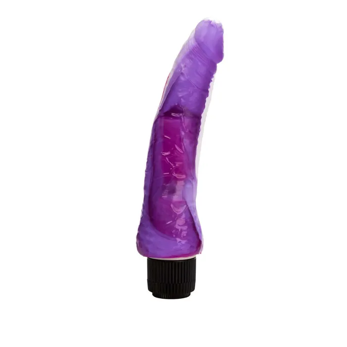 Funky Jelly Vibe 75 Inches PinkPurple MultiSpeed Realistic Vibrator California Exotic Novelties Vibrators