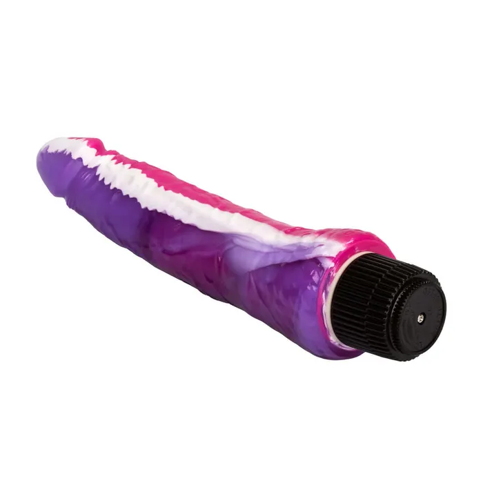 Funky Jelly Vibe 75 Inches PinkPurple MultiSpeed Realistic Vibrator California Exotic Novelties Vibrators