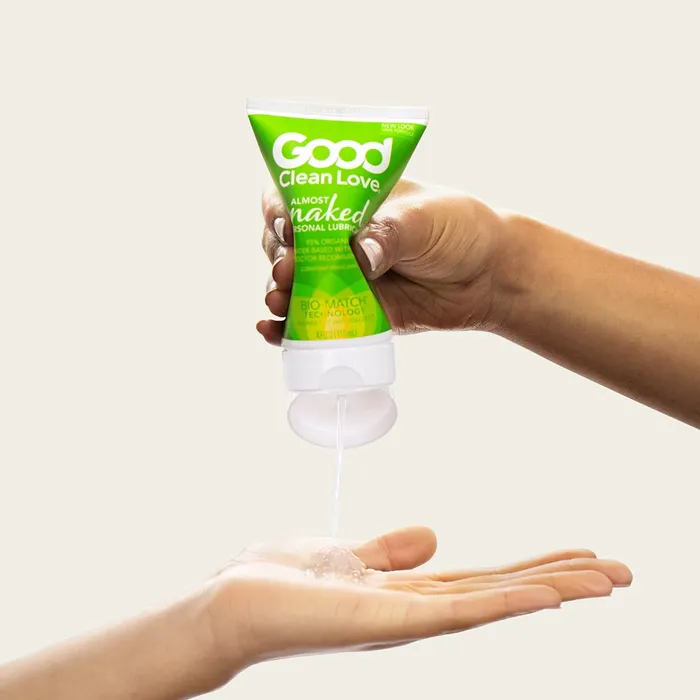 Good Clean Love Good Clean Love Almost Naked WaterBased Personal Lubricant with Organic Aloe Vera 4 oz Lubricants