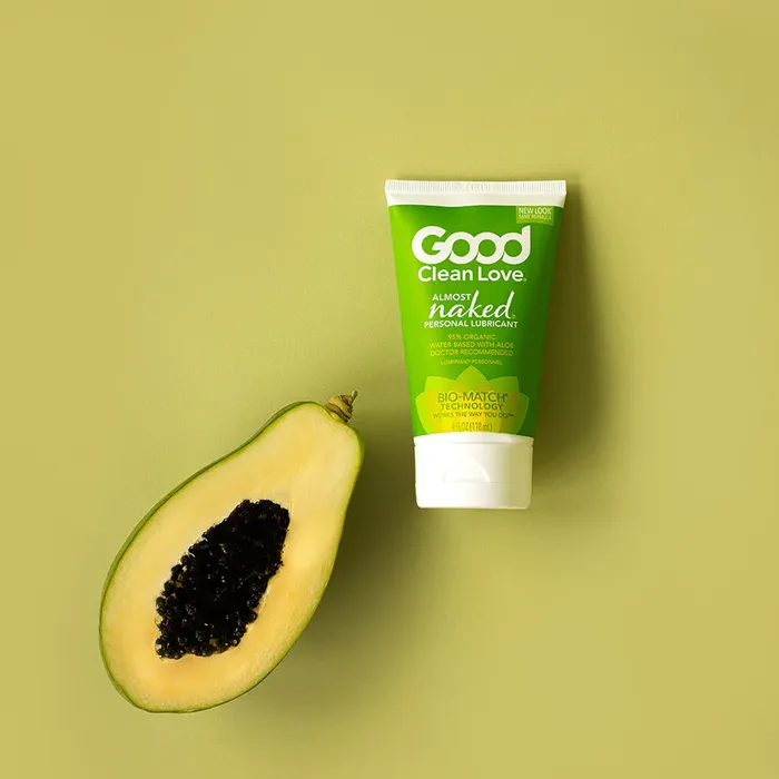 Good Clean Love Good Clean Love Almost Naked WaterBased Personal Lubricant with Organic Aloe Vera 4 oz Lubricants