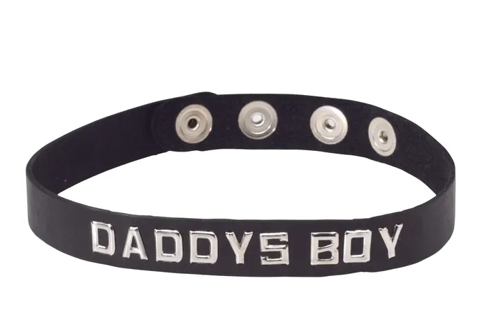 Handcuffs Restraints Spartacus Spartacus Leathers Bondage Gear Daddys Boy Collar with Adjustable Snaps